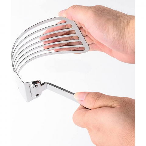 Spatula flexibila  fish turner, din otel, durabila, cu margini subtiri pentru taiere, pentru carne, oua, peste, multifunctionala, argintiu [4]