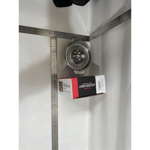 Storcator de citrice manual, rezistent, usor de folosit si depozitat, durabil, calitativ, 16 x 7 x 13 cm, inox, argintiu [5]