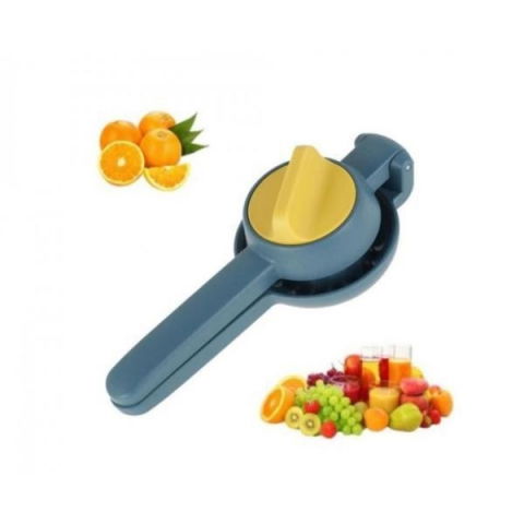 Storcator manual citrice, pentru lamai, portocale, cu actiune dubla, usor de utilizat, material abs rezistent, 8x10x22 cm, albastru [5]