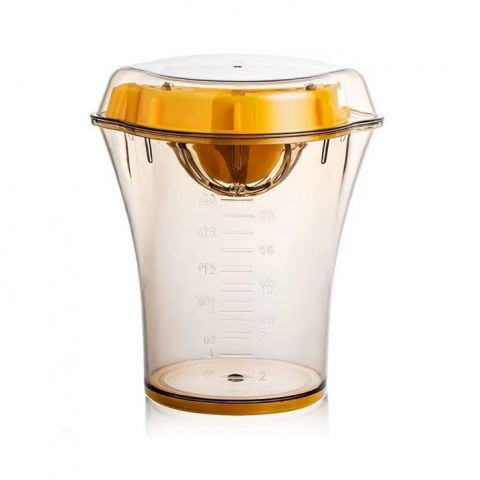 Storcator manual citricie  cu recipient de 600 ml, 15x8.5x13.5 cm, material abs, transparent [10]