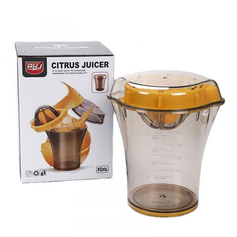Storcator manual citricie  cu recipient de 600 ml, 15x8.5x13.5 cm, material abs, transparent [9]