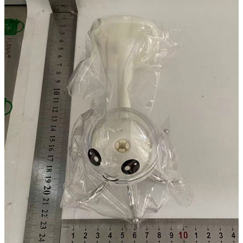 Suport cuier pentru perete, model caracatita, adeziv, 10 x 8.5 cm, 6 brate, alb [1]