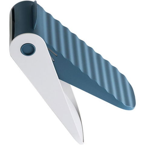 Suport pentru pantofi, cu două straturi, organizator, antiderapant și durabil, inălțime reglabilă, 25.5x11x7.5 cm, albastru, 150 g [4]