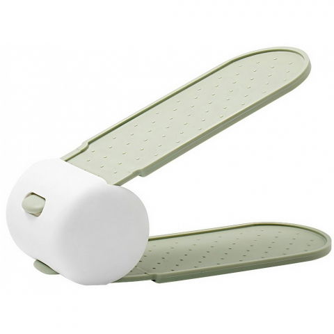 Produse ingrijire incaltaminte - Suport pentru pantofi, cu două straturi, organizator, antiderapant și durabil, inălțime reglabilă, 28x18x11 cm, verde, 150 g