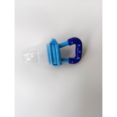 Suzeta pentru diversificarea alimentatiei/dentitie  potrivit pentru fructe si piure proaspat, albastru, fara bpa [6]