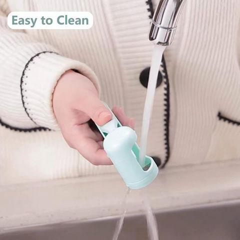 Taietor de struguri manual, usor de curatat si folosit, plastic si otel, albastru deschis, 16.5x5.5 cm [6]