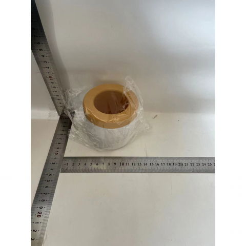 Tava de gheata din silicon cu capac, forma de gheata pentru racirea bauturilor, in forma de pahar, silicon fara bpa, cuburi de gheata, 9x8.5x8 cm, galben [7]