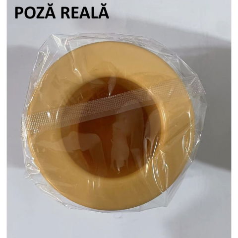 Tava de gheata din silicon cu capac, forma de gheata pentru racirea bauturilor, in forma de pahar, silicon fara bpa, cuburi de gheata, 9x8.5x8 cm, galben [6]