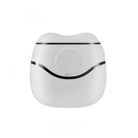 Igienă, baie și accesorii bebeluși şi copii - Unghiera electrica, aparat de tuns unghiile pentru copii si adulti, portabila cu 2 baterii aa, zgomot redus 50 db, 7.4 x 7.3 x 3 cm, alb negru