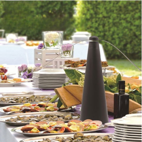 Ventilator exterior, repelent pentru muste/tantari, cablu usb, slot baterii, 9 x 9 x 20 cm, negru [7]