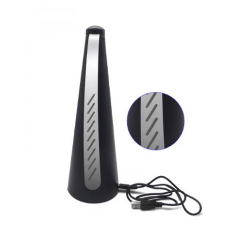 Ventilator exterior, repelent pentru muste/tantari, cablu usb, slot baterii, 9 x 9 x 20 cm, negru [6]