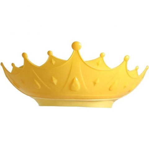 Igienă, baie și accesorii bebeluși şi copii - Viziera de protectie baie pentru copii, fippy, model coroana, dimensiune ajustabila, durabil, usor de curatat, impotriva samponului, pentru ochi si urechi, tpe+pp, galbena