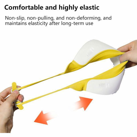 Viziera de protectie baie pentru copii, fippy, model dinozaur, dimensiune ajustabila, durabil, usor de curatat, impotriva samponului, pentru ochi si urechi, tpe+pp, 22x21 cm, galben [7]