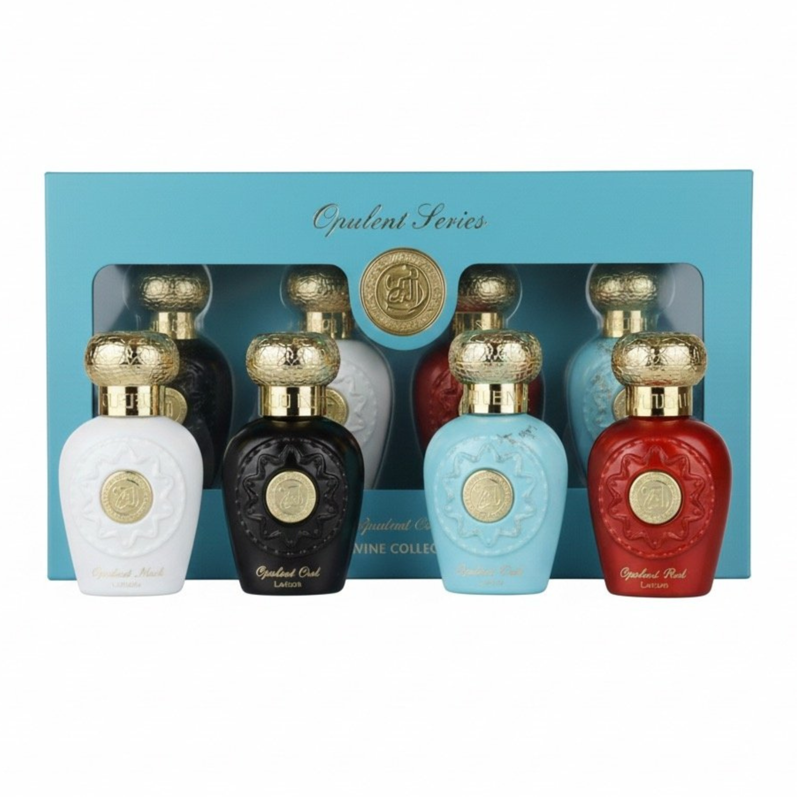 Seturi Parfumuri - Set cadou Lattafa Opulent 4x 25ml (Opulent - Musk, Oud, Red, Dubai)