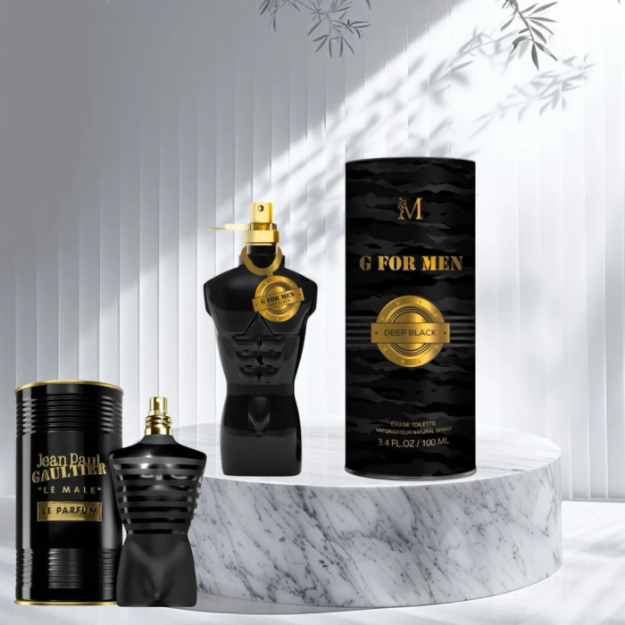 G for Men Deep Black 100ml - Apa de Toaleta, barbati| Inspirat din Jean Paul Gaultier Le Male Le Parfum [2]