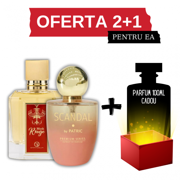 Musk Rouge + Scandal + Cadou 100ml [1]