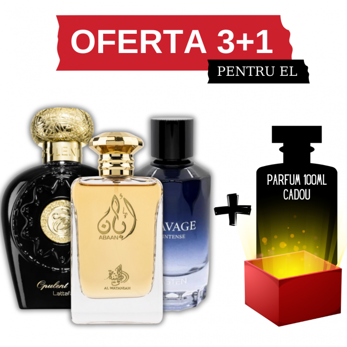 Opulent Oud + Abaan + Savage Intense + Cadou 100ml [1]