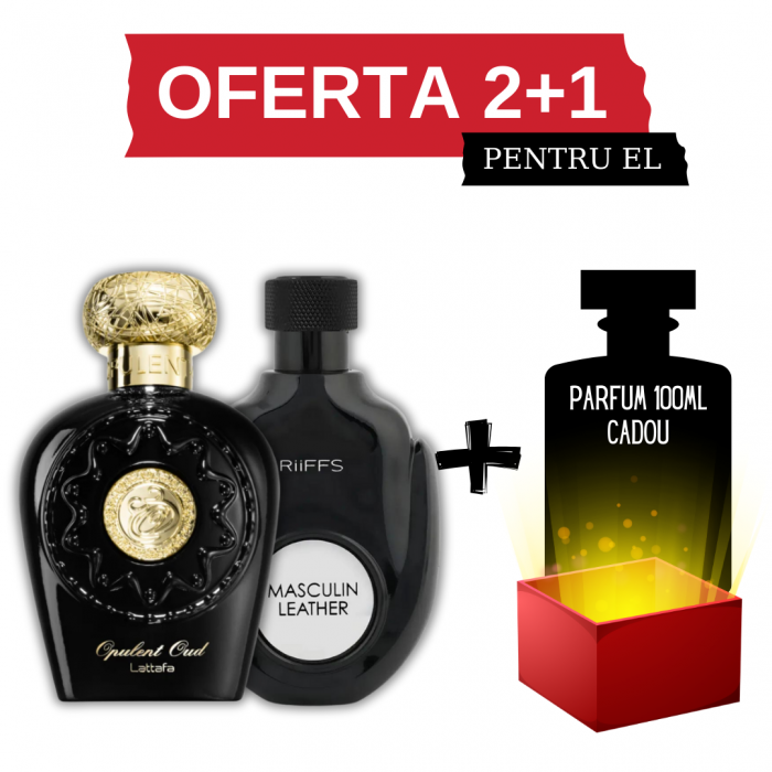 Opulent Oud + Masculin Leather + Cadou 100ml [1]