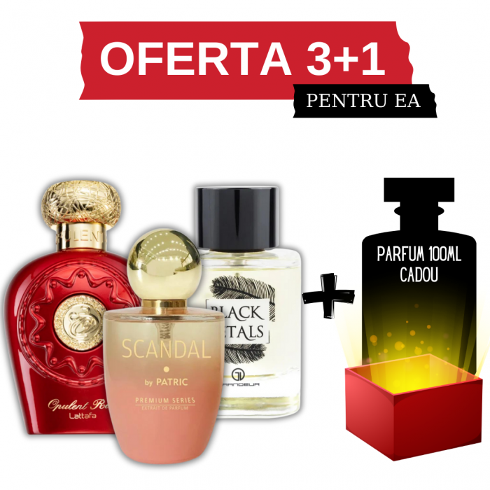 Opulent Red + Scandal + Black Petals + Cadou 100ml [1]