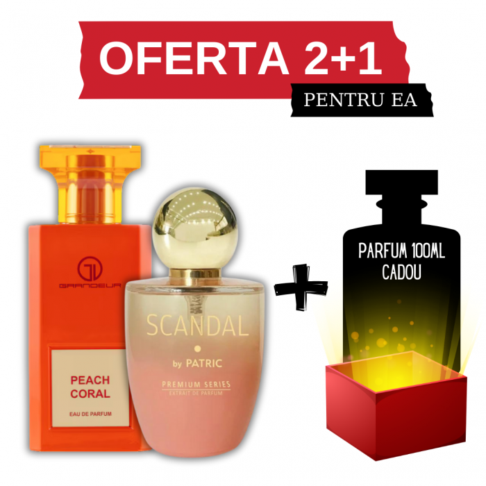 Peach Coral + Scandal + Cadou 100ml [1]