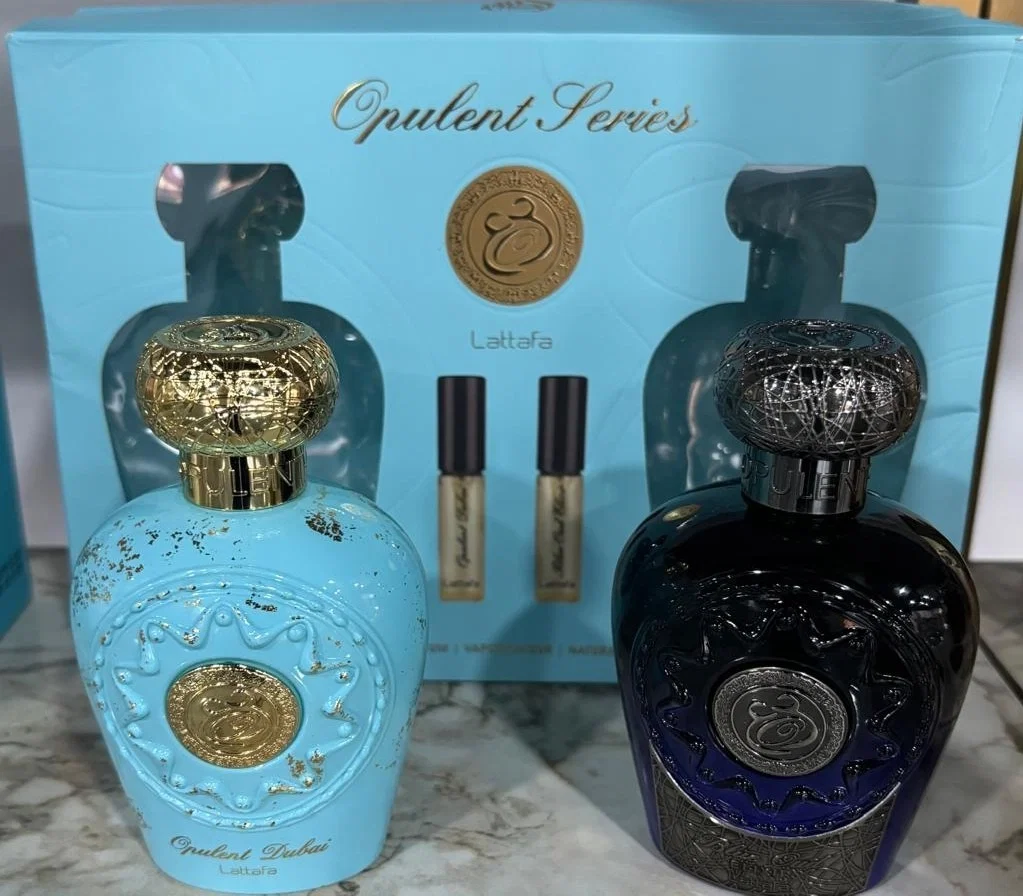 Set cadou Lattafa Opulent 2x100ml (Opulent Blue Oud Elixir & Dubai ) [3]