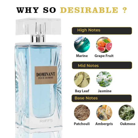 Dominant Pour Homme 100ml - Apa de Parfum, barbati [4]