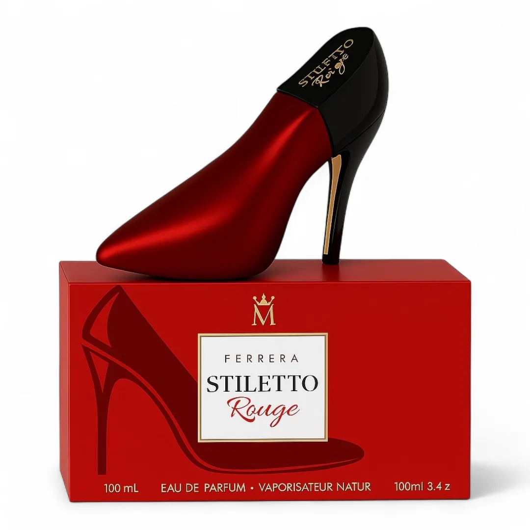 Parfumuri Femei - Ferrera Stilleto Rouge 100ml - Apa de Parfum, dama| Inspirat din Carolina Herrera Good Girl Velvet Fatale