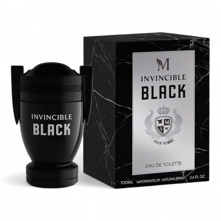 Parfumuri Lemnoase - Invincible Black 100ml - Apa de Parfum, barbati| Inspirat din Invictus Onyx Paco Rabanne