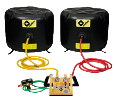 Set  PERNE PNEUMATICE PENTRU RIDARE până la 6 de tone 1 bar  VETTER [1]