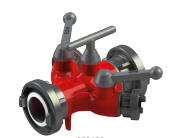 Distribuitor prevazut cu robinet cu bilă Storz C-D/D [1]