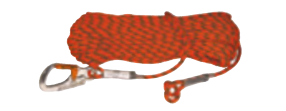 Frânghie „dinamică” cu carabină și nod terminal [1]