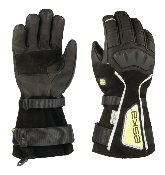 Mănușă de pompier din piele, cu sistem cu 2 benzi, Helios 5F [1]