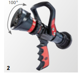 PISTOL DE INALTA PRESIUNE SELECT FLOW RB 100 NFPA cu un racord NH 1 ½ MAMA [6]