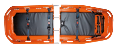 Targa tip cos, Două părți [1]