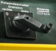 Generatoare - Comutator de inversare a polarităţii pentru priză CEE de 400 V