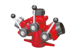 Distribuitoare si tevi de refulare - DISTRIBUITOR DE ASPIRARE CU 3 CAI Intrare 3 x ½” mamă, ieșire 4" mamă