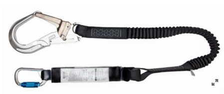 Produse noi - Franghie de protectie MSA tip: “Energy Absorbing Lanyard, 1.8m, Kernmantel rope, twin leg, steel twist lock carabiner, aluminium scaffold hook, leading edge”