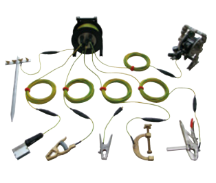 Bobina de cablu SYS HK cu 50 m  cablu de impamantare din cupru de  6 mm² [1]