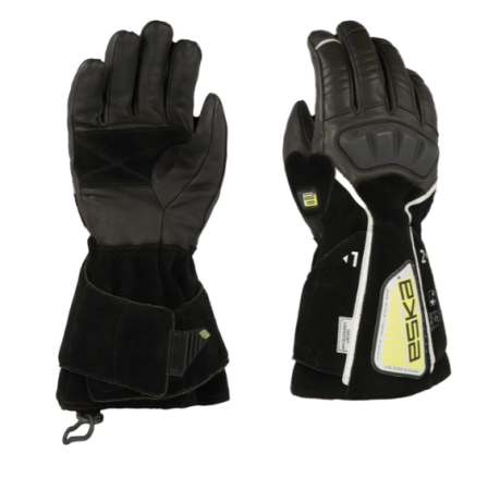 Manusi - Mănușă de pompier din piele, cu manșetă lungă, Helios 5F