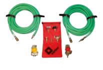 Perne pneumatice - Set de adaptoare pentru toate sursele de aer comprimat
