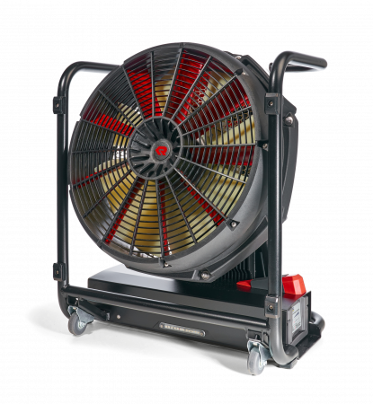 Echipament tehnic - Ventilator de inalta performanta cu acumulator RTE AX B16 DIN 14963-EM-A-1-1 - cu dispozitiv pulverizare apa