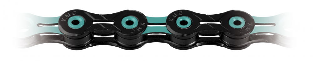 Lant KMC X11SL DLC 116L Bolt-5.5mm 11V Negru/Albastru Deschis [1]