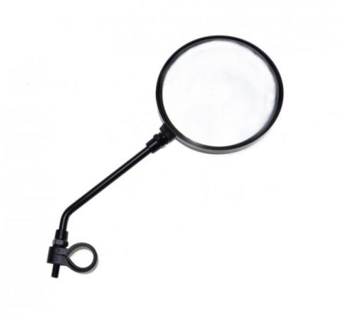 Oglinzi - Oglinda bicicleta, montaj pe ghidon, filet 8mm, lungime brat 270mm, diametru 110mm