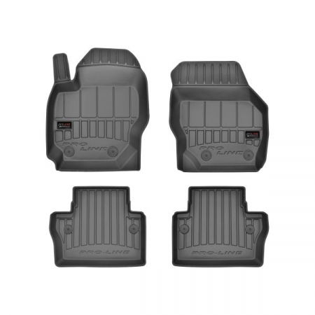 Covorase auto - Covorase auto (set, pvc/cauciuc, 4 bucati, culoare negru) VOLVO V70 III dupa 2007 