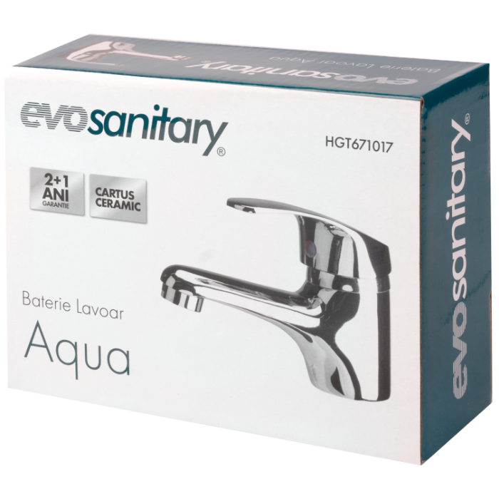 Baterie lavoar Aqua EvoSanitary 110 x 115 x 50 mm | PT Vest [2]