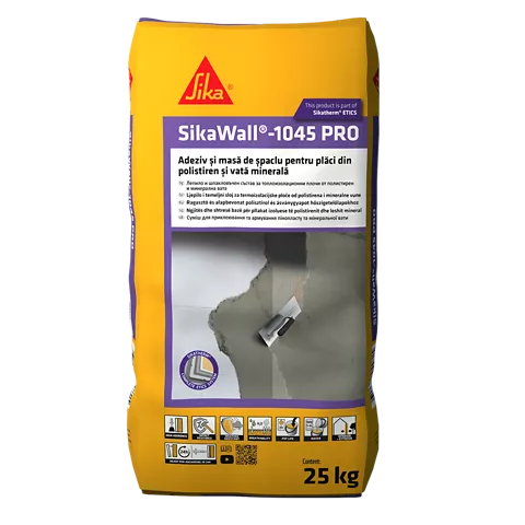 Adeziv și masă de șpaclu SikaWall 1045 Pro, 25 kg | PT Vest [1]