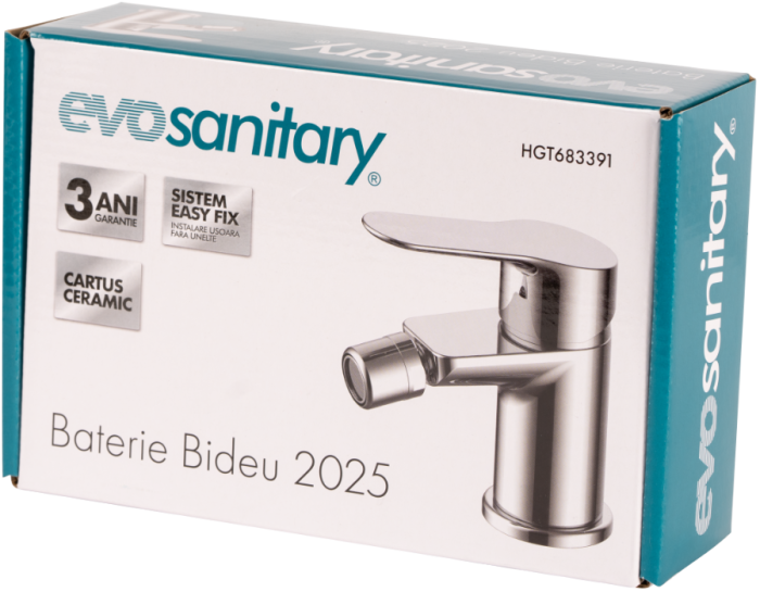 Baterie bideu EvoSanitary 2025, 131 x 89 x 61 mm | PT Vest [2]