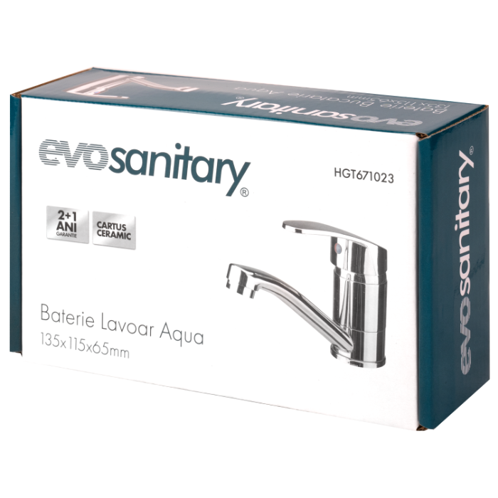 Baterie bucatarie Aqua EvoSanitary 205 x 115 x 105 mm | PT Vest [2]