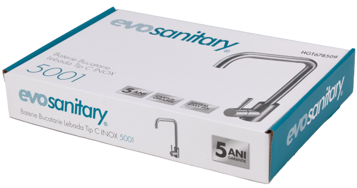 Baterie bucatarie Lebada Tip C INOX 5001 EvoSanitary | PT Vest [2]
