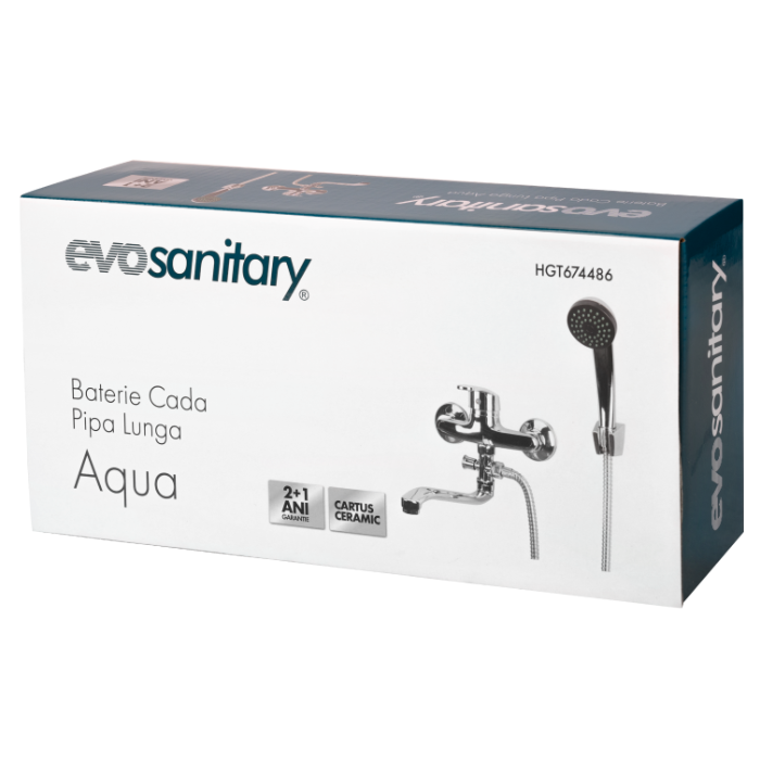Baterie cada pipa lunga Aqua EvoSanitary | PT Vest [2]